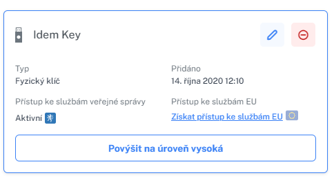 Vysoká úroveň záruky